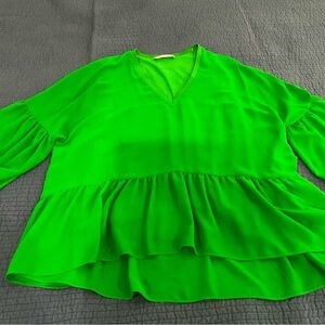 Zara Kelly Green top